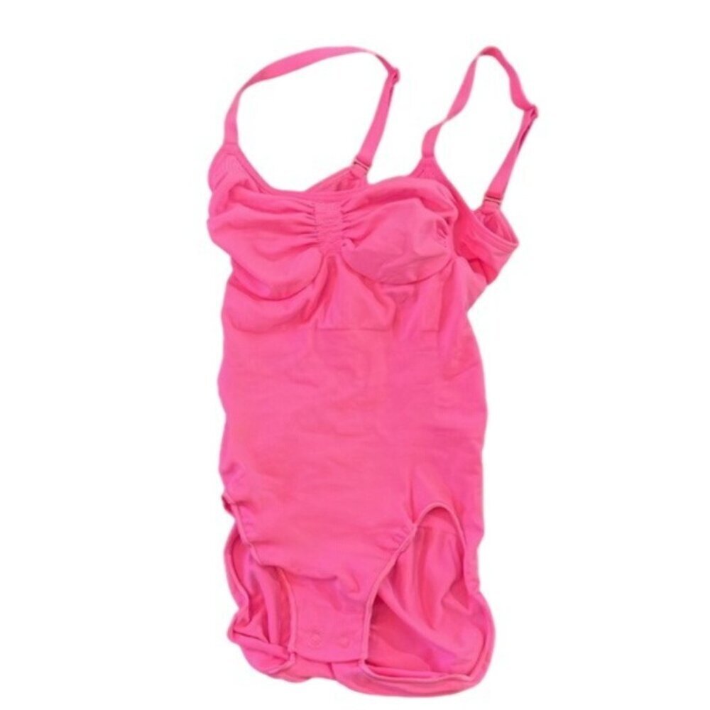 NWOT SKIMS Seamless Sculpt Brief Bodysuit L/XL (fits US 12–16 ) Neon Orchid Pink
